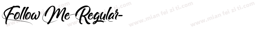 Follow Me Regular字体转换